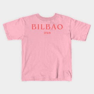 Bilbao Spain Kids T-Shirt